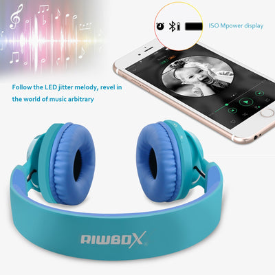 Riwbox WT-7S LED Wireless Headphones