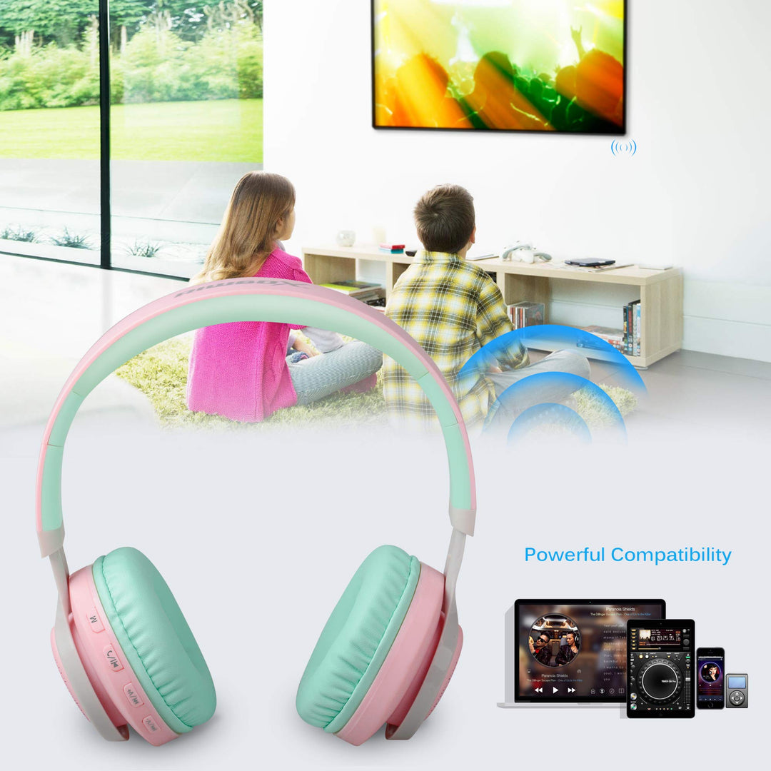Riwbox WT-7S LED Wireless Headphones